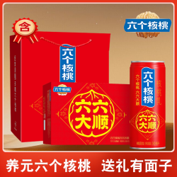 六个核桃 养元六个核桃乳整箱24罐礼盒装饮料整箱饮料中秋节送礼送人长辈