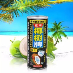 椰树 牌椰子汁245ml*24罐装海南椰奶高植物蛋白饮料椰汁饮品生榨