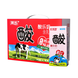 菊乐 酸乐奶经典原味儿童饮料生牛乳礼盒装整箱早餐奶风味奶酸奶