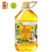移动端：悠采 中粮初萃纯香葵花籽油4L家庭高油酸葵花油桶装5L食用油官方旗舰店