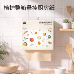 居家家 厨房纸巾提整箱挂抽厨房吸水吸油纸抽大包悬挂式