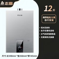 志高 JSG23-P12 水伺服恒温 12L 天然气 燃气热水器