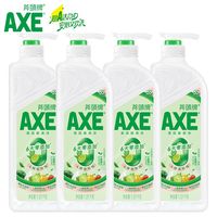 移动端：AXE 牌洗洁精1.01kg*4瓶果蔬净高效去油家庭装家用大桶实惠装