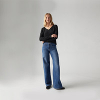Levi's 女士美式休闲复古318宽松阔腿牛仔裤