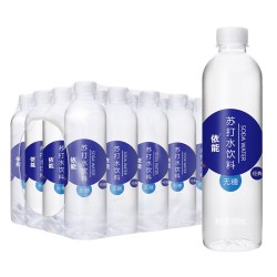 依能锌苏打水弱碱性饮料无糖无汽500ml*24瓶柠檬饮用青柠纯净水