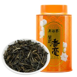 吴裕泰 伏花六窨中华特种茉莉花茶香毫茶叶北京罐装100g