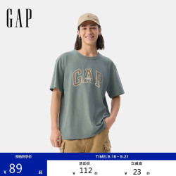 Gap 797924 棉质字母印花 男士短袖T恤