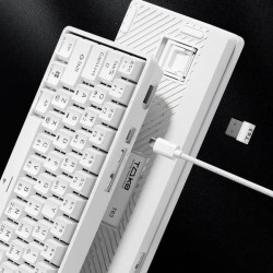 KEMOVE T63 红/青轴 三模便携机械键盘 钢锭 全键无冲 自定义宏