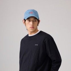 Levi's 男士美式复古休闲LOGO印花长袖T恤 008S8-0000
