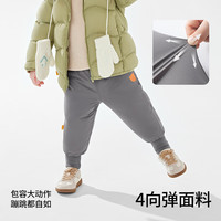 贝肽斯 儿童羽绒裤秋春秋款白鸭绒保暖外穿裤男童女童工装束脚裤