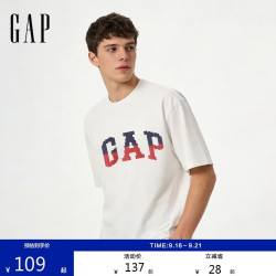 Gap 891398 纯棉宽松短袖T恤 男款