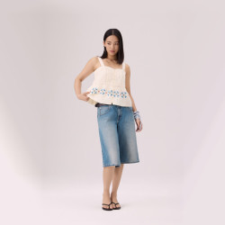 Levi's 女士BAGGY阔腿牛仔短裤 005DT