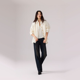 Levi's李维斯 灯芯绒衬衫 米白色 M