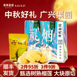 广兴果园 君恬果园冻干榴莲干水果干礼盒办公室休闲解馋小零食健康礼品
