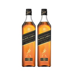 尊尼获加 12年黑牌1000ml*2瓶苏格兰威士忌进口洋酒