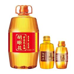 胡姬花 真多香一级压榨花生油3.7L+古法小榨花生油558ml