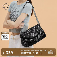 CASSILE 卡思乐托特包女通勤轻奢链条菱格单肩包大容量斜挎包生日礼物