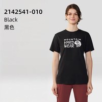 山浩 女款圆领纯棉短袖T恤 黑色 XS