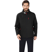 HELLY HANSEN 经典款CREW男款抓绒软壳外套 黑色 M