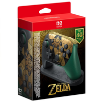 任天堂 Switch Pro手柄 塞尔达时之笛版 含底座