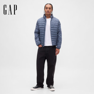 今日必买：Gap 【轻薄保暖】logo拉链立领棉服 美版 790583