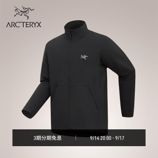 始祖鸟 ACROPLE JACKET 男子 风壳®夹克 BLACK/黑色 XL
