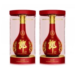 郎酒 红花郎15 53度 酱香型白酒 500ml*2瓶