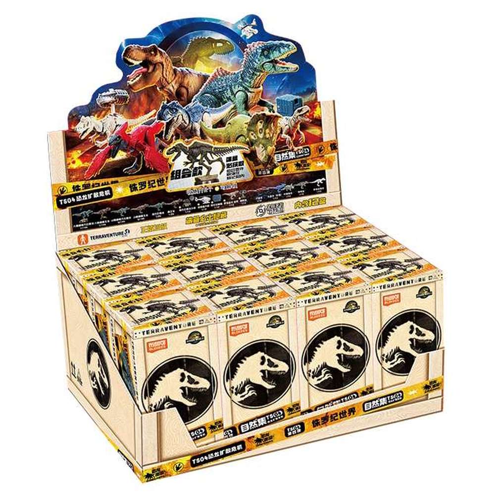BLOKS 布鲁可积木 自然集系列 侏罗纪世界 第4弹 恐龙扩散危机 TS04（端盒，内含12小盒）