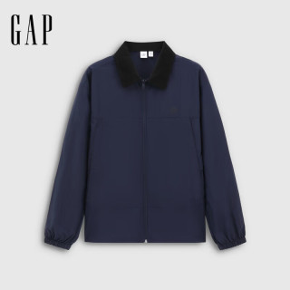 Gap 【防泼水】logo印花翻领防晒夹克 854138