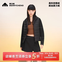 美力城 三防科技鹅绒 锰石黑 M 女士羽绒服