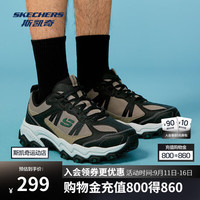 斯凯奇 云野男女款徒步鞋户外抓地耐磨运动鞋时尚 237527-BRBK棕色/黑色 男款 42