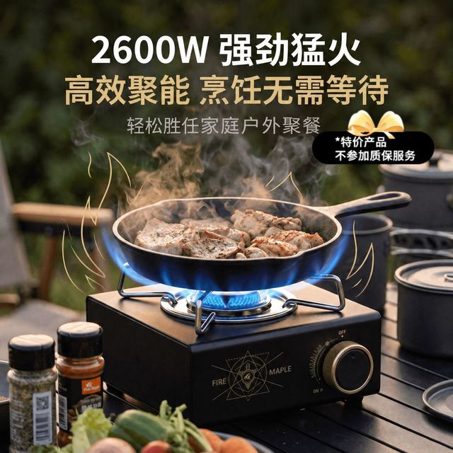 Fire-Maple 特价山影卡式炉便携式户外气炉卡式气炉国庆出游露营装备炉灶
