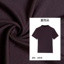 雪地欧 莱赛尔天丝面膜T女2026夏季新款小立领短袖正肩百搭气质显瘦上衣