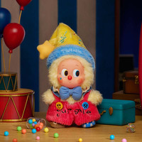 泡泡玛特 WHYSOSERIOUS系列 Labubu马戏团 搪胶毛绒挂件盲盒
