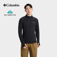 Columbia 2026秋冬新品户外男子半拉链速干吸湿透气休闲套头长袖T恤