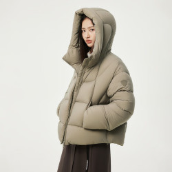 坦博尔 短款连帽 羽绒面包服 530360D