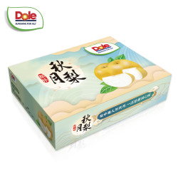 都乐 山东秋月梨 核心产区直发 脆甜多汁 都乐Dole 山东秋月梨简装 净重3.2斤单果约200g+