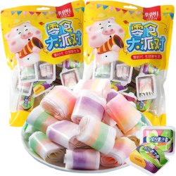 啵尼猪 天猫超市 bonipiglet 啵尼猪 果汁卷软糖250g
