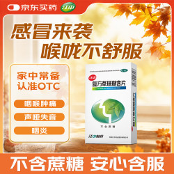 江中 复方草珊瑚含片48片