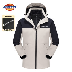 Dickies 三合一连帽登山服抓绒衣情侣冲锋衣（多色）