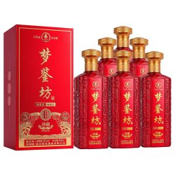 梦鉴坊 典藏白酒浓香型口粮酒52度绵柔型整箱酒6瓶装大气高端FY