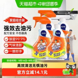威猛先生 厨房重油污清洁剂强力去油污300g*4瓶油污净油烟机清洗