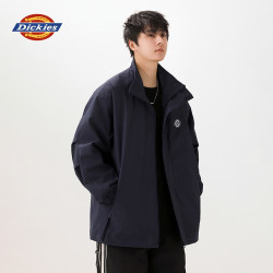 Dickies 春秋季三防保暖纯色立领百搭夹克