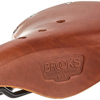移动专享、移动端:BROOKS ENGLAND B17 手工真皮自行车座垫 至尊舒适 蜂蜜色