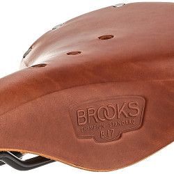 BROOKS ENGLAND B17 手工真皮自行车座垫 至尊舒适 蜂蜜色