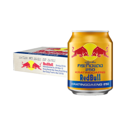 红牛 泰版维生素牛磺酸能量饮料250ml*6罐抗疲劳 泰国原装进口中秋送礼