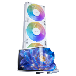 VALKYRIE N360 WHITE VK 6.67吋AMOLED屏 CPU水冷散热器 白色