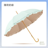 温诗欧 花边少女小清新长柄晴雨伞