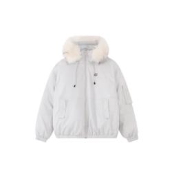 F426 90绒加厚大毛领工装派克连帽羽绒服BDYRF24AW