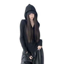 木昱子 修身收腰 女士长袖T恤